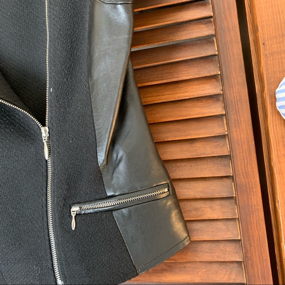 CHRISTIAN BERG Biker Jacket Blazer size 8 - Picture 10 of 12